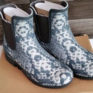 Chooka waterproof boots snakeskin print 6